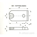 Couteau de coupe de fil de fil de tungstène